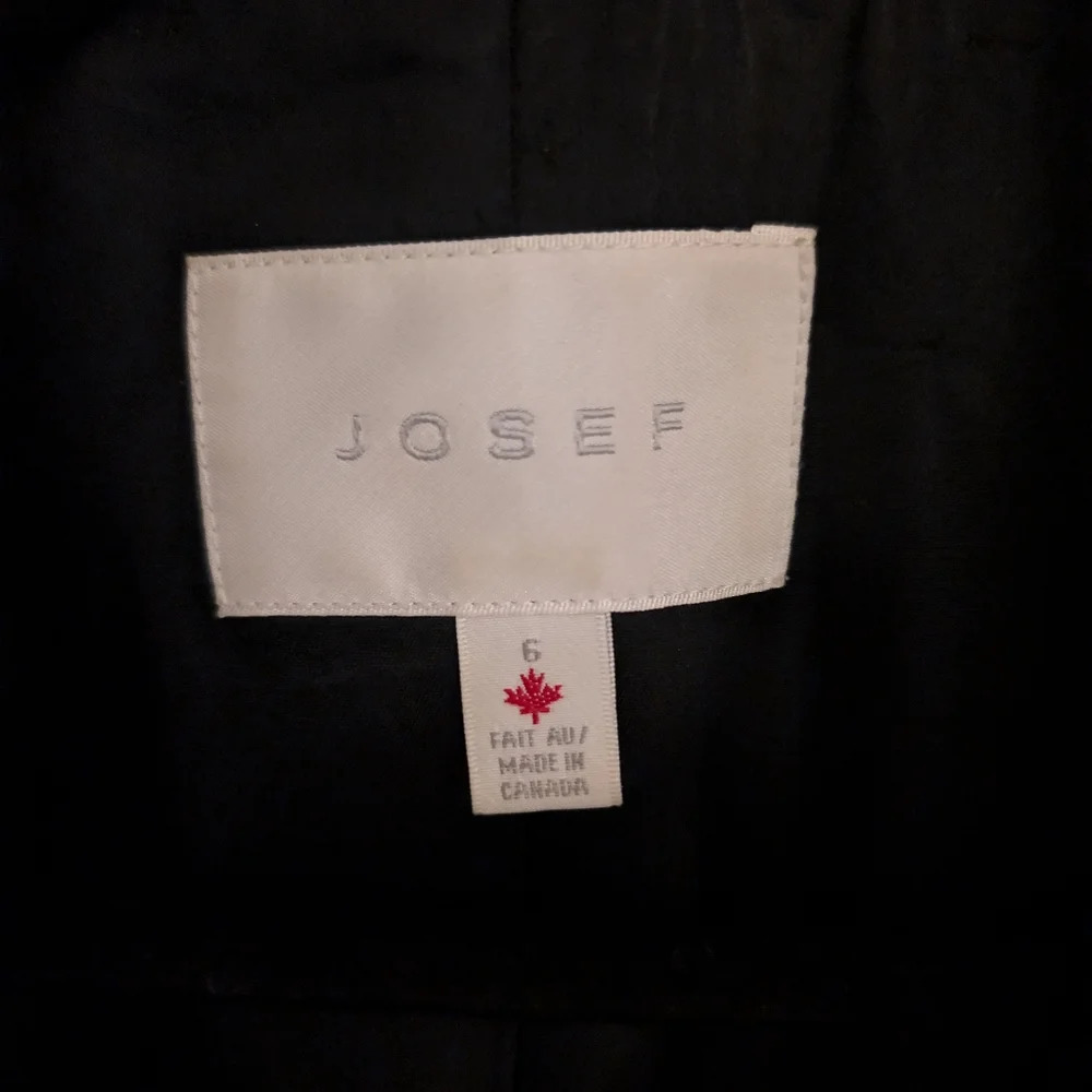 🇨🇦 Josef  (Jacob) Classic Black Blazer sz6 - Picture 4 of 5